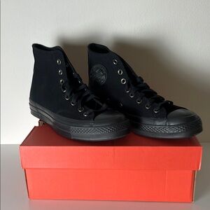 Converse Men's Black High-Top Sneakers Size 7 NIB